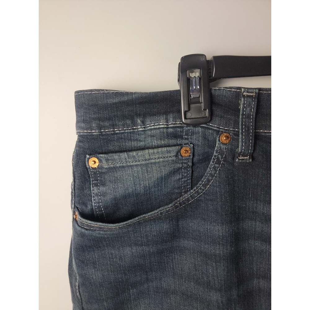 Levi's 559 Relaxed Fit Jeans Mens 38x32 Dark Wash Straight Leg Denim - Picture 6 of 10